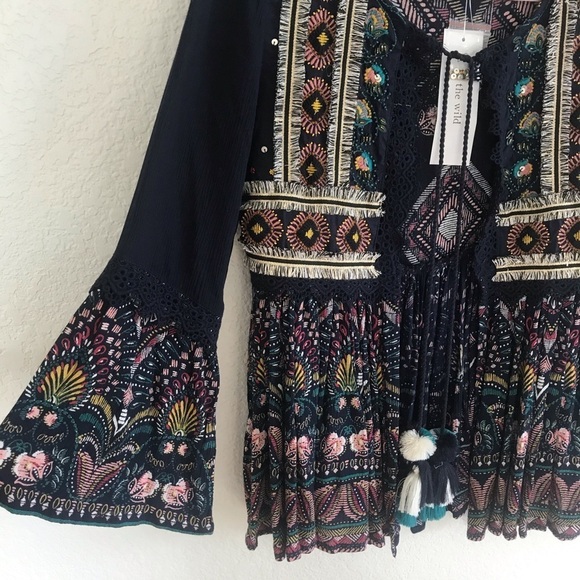 i the wild | Boho Navy “jacket” - Picture 3 of 7